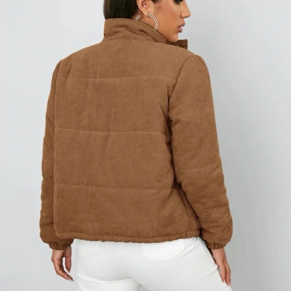Corduroy Puffer Jacket - Picture 2 of 4
